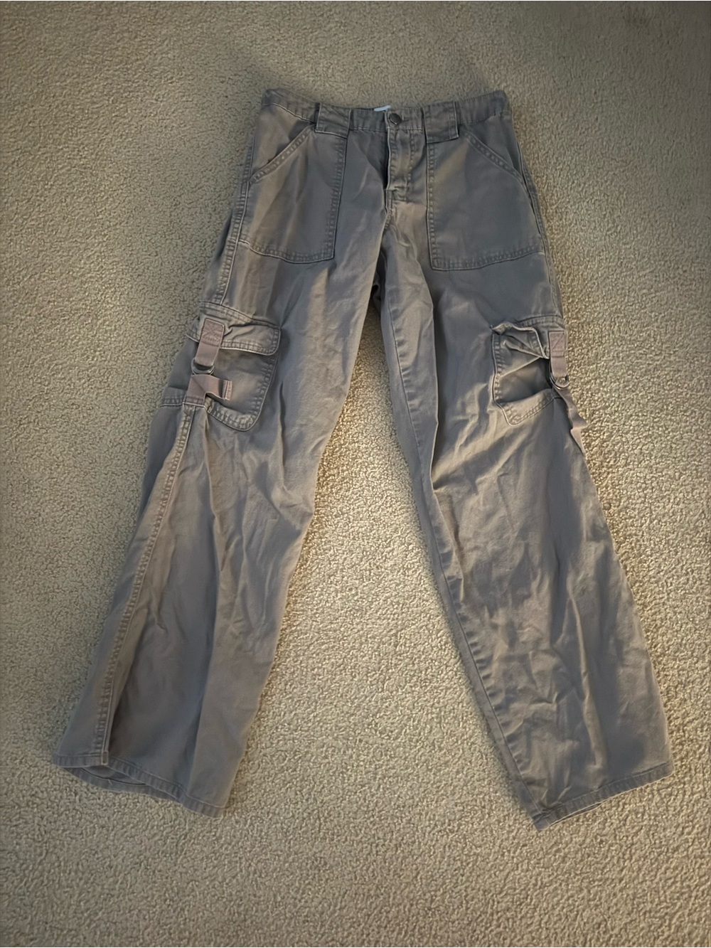 Women's Cargo Pants in Gray - Durable Utility Style